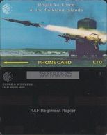 157/ Falkland Islands; Missile, 59CFKA - Falklandeilanden