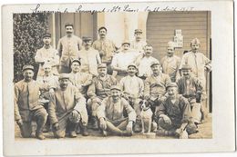 SENARGENT (70) Carte Photo Guerre 1914-18 Groupe De Militaires - Autres & Non Classés