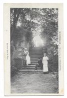 MONTPELLIER (34) Hopital Militaire 54 Bis Clémentville Guerre 1914-18 Escalier Dans Le Parc Animation - Montpellier