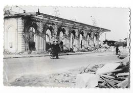 SAUMUR (49) Carte Photo Gare En Ruine Bombardements Guerre 1939-45 - Saumur