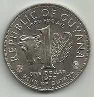 Guyana 1 Dollar 1970. FAO High Grade - Guyana