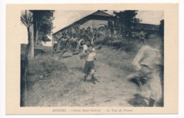 CPA 49 ANGERS Rare Colonie Saint Gabriel Le Tour De France Scoutisme Occupation Extrême Droite ? Collaboration ? - Angers