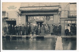 CPA 49 ANGERS Carte Rare Inondations 1910 Café Du Commerce Quai National - Angers