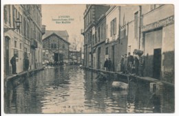 CPA 49 ANGERS Carte Rare Inondations 1910 Rue Maillée - Angers