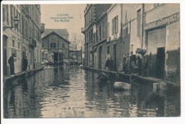 CPA 49 ANGERS Carte Rare Inondations 1910 Rue Maillée - Angers