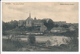 CPA 49 SEICHES Carte Rare Vue Prise Du Port - Seiches Sur Le Loir