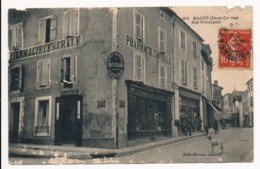 CPA 79 MAUZE SUR LE MIGNON Rue Principale Pharmacie Centrale - Mauze Sur Le Mignon