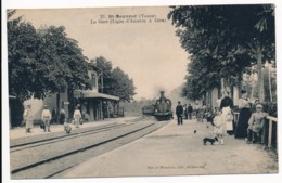 CPA 89 SAINT SAUVEUR EN PUISAYE La Gare Ligne D'Auxerre à Gien - Saint Sauveur En Puisaye