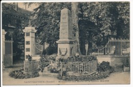 CPA 89 SAINT SAUVEUR EN PUISAYE Monument Aux Morts Guerre 1914 1918 - Saint Sauveur En Puisaye