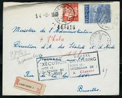 Doc. De VERVIERS - 1 E - Du 12/03/49 (exportations) En Rec. - Landelijks Post