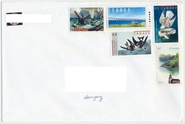 CANADA - KANADA LETTER FROM CANADA TO HUNGARY BIRDS D-DAY CONFEDERATION BRIDGE RED RIVER - UNPOSTED - Storia Postale