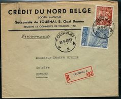 Doc. De TOURNAI - A X # - Du 31/05/48 (exportations) En Rec. - Posta Rurale