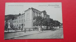 MURZZUSCHLAG-Schulgebaude Mit Kaiserdenkmal-1916 - Mürzzuschlag