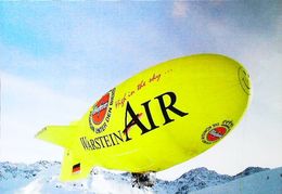 Publicité Aérienne - Bière WARSTEIN - Ballon Dirigeable (Airship Beer, Luchtschip Bier) - Werbepostkarten