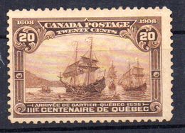Sello Nº 92  Canada - Unused Stamps