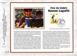 16,1532s France CEF PTT Soie 1532s 1354 3370 RF BD   Gaston Lagaffe CS - Carte Souvenir FDC Feuillet Spécial 2001-2-24 F - Collectors