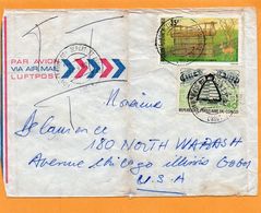 Congo Cover Mailed - Brieven