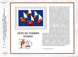 16,1810s France CEF PTT Soie 1810s 1632 3877  RF BD   Rare Robbedoes Spirou CS - Carte Souvenir FDC Feuillet Spécial 200 - Collectors