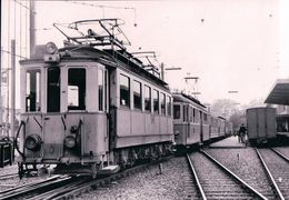 Chemin De Fer Suisse, Tramway En Gare De Bremgarten, Photo1968, BVA BD 56.6 - Strassenbahnen