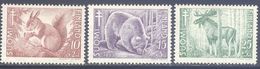 1953. Finland, Animals, 3v, Mint/** - Neufs