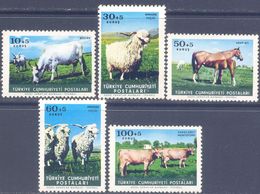 1964. Turkey, Animals, 5v, Mint/** - Unused Stamps