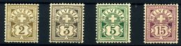 Suiza Nº 63/4, 66, 70b. Año 1882/99 - Unused Stamps