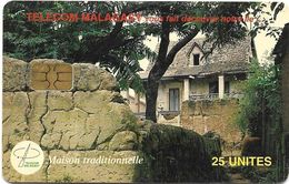 @+ TC De Madagascar : Maison Traditionnelle - 25U -  AX02 - 1 500 000ex ( Ref : MDG-52 ) - Madagascar