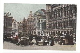 25448 - Bruxelles Marché Aux Fleurs Gd Place 1908 Couleur - Markten