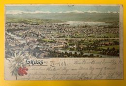 12566 -  Gruss Aus Zürich En 1897 Zurich Von Der Wald - Wald