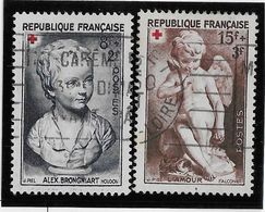 France N°876/877 - Oblitérés - TB - Gebruikt