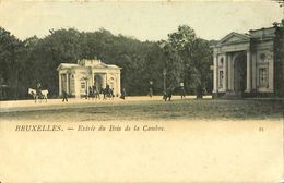 028 484 - CPA - Belgique - Brussels - Bruxelles - Entrée Du Bois De La Cambre - Forêts, Parcs, Jardins