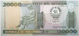 Mozambique - 20000 Meticais - 1999 - PICK 140 - NEUF - Mozambique