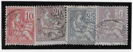 France N°112/115 - Oblitérés - TB - Used Stamps