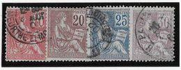 France N°112/115 - Oblitérés - TB - Used Stamps