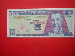 1 BILLET  BANCO DE GUATEMALA 5 CINCO QUETZALES   2003 - Guatemala