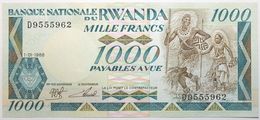 Rwanda - 1000 Francs - 1988 - PICK 21a - NEUF - Rwanda