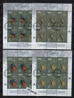 2005 Fauna INSECTES - Spiders Sheet X 6 Set – Used/oblitere (O) BULGARIA / Bulgarie - Araignées