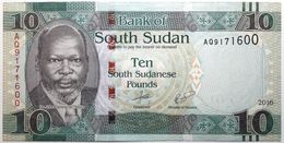 Soudan Du Sud - 10 Pounds - 2016 - PICK 12b - NEUF - Südsudan