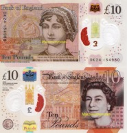 ENGLAND, Set Of £10&20, 2020, P-NEW, POLYMER, New Signature, Q. Elizabeth II, UNC - Altri & Non Classificati