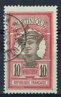 Martinique, 10c., Martiniquaise Woman, 1908, VFU Superb Postmark From Lamentin - Gebruikt