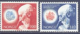 1973. Norway, Discovery Of Leprosy - Bazillus, Mich.658-59, 2v, Mint/** - Unused Stamps