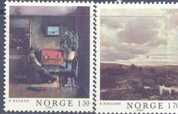 1981. Norway, Painting, Mich.847-48, 2v, Mint/** - Unused Stamps