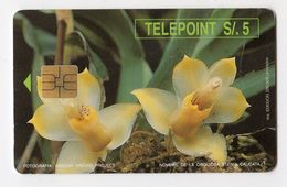 PEROU TELECARTE TELEPOINT 5 Soles Fleur - Peru