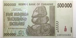 Zimbabwe - 500000 Dollars - 2008 - PICK 76 - NEUF - Simbabwe