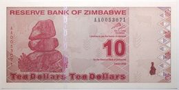 Zimbabwe - 10 Dollars - 2009 - PICK 94 - NEUF - Zimbabwe