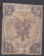 LUBECCA - LUBECK - 1859 - Yvert 1 Non Timbrato E Non Gommato Di Seconda Scelta, Come Da Immagine. - Lübeck