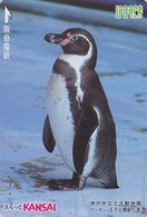 Carte Prépayée JAPON - Animal - OISEAU - MANCHOT DU CAP - PENGUIN BIRD JAPAN Prepaid Lagare Card - 4556 - Pingouins & Manchots