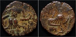 Alchon Huns Hephtalite Toramana II AE State - Orientalische Münzen
