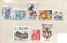 Slowakei 2000 Siehe Bild/Beschreibung 8 Marken, Gestempelt Slovakia, Used - Used Stamps