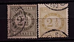 PORTUGAL : 1876/94 - Timbres Pour Journaux -  N°50 (13½) & 50A   (Yvert & Tellier) - Altri & Non Classificati